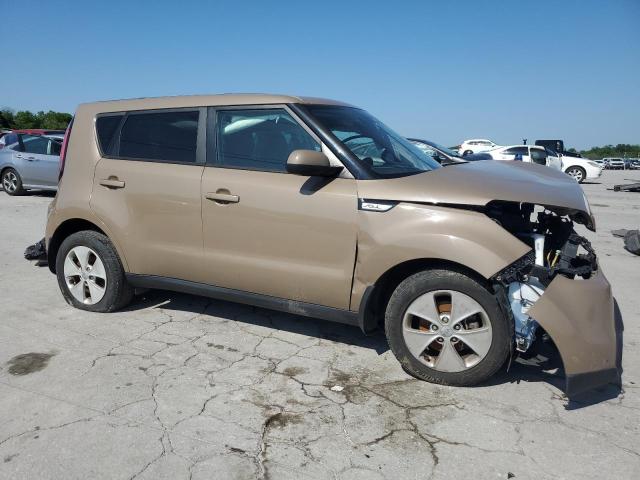  KIA SOUL 2016 tan