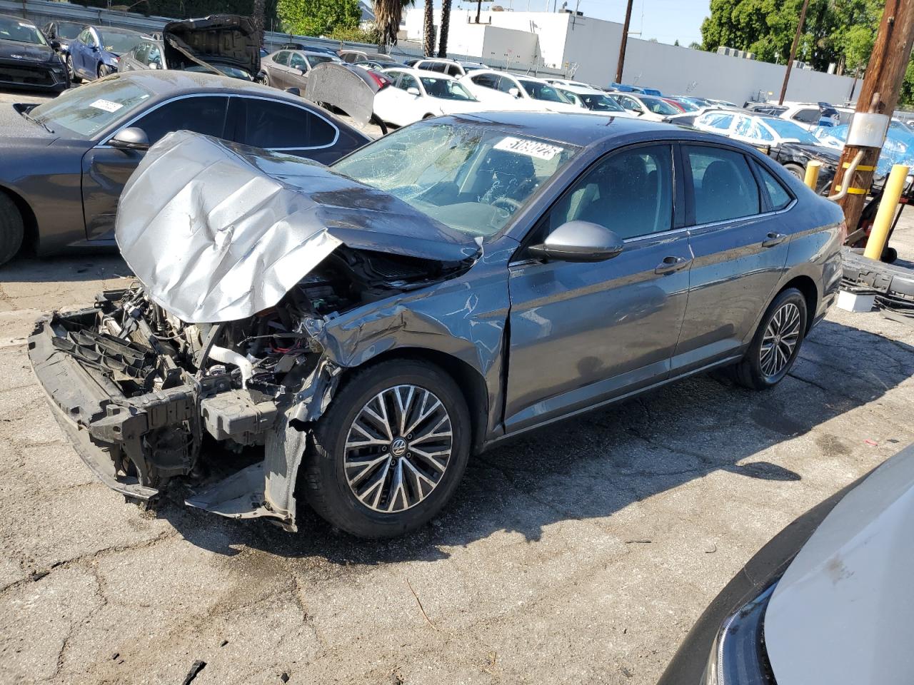 2021 Volkswagen Jetta S იყიდება Van Nuys-ში, CA - Front End
