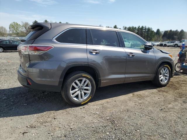  TOYOTA HIGHLANDER 2016 Серый