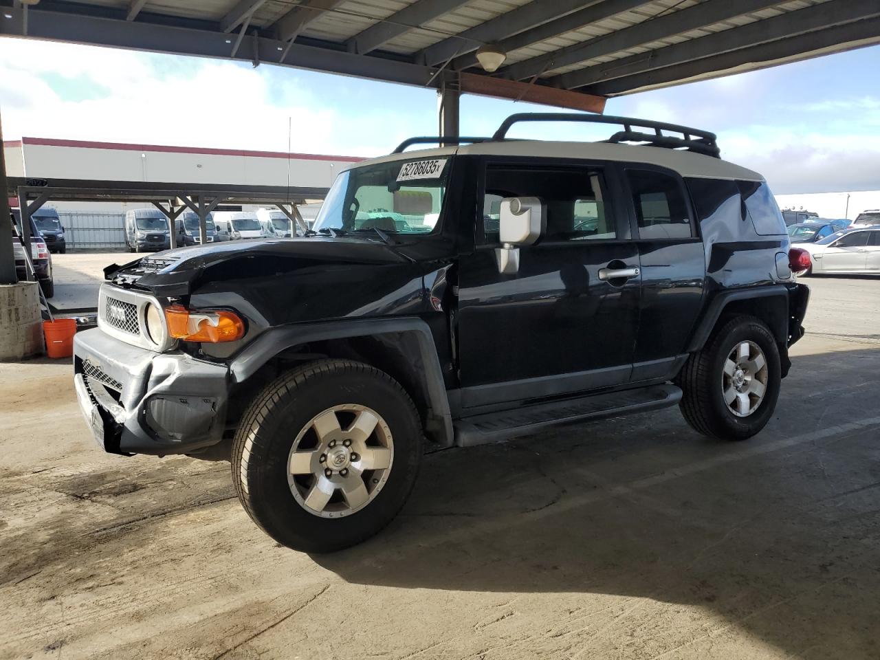 2007 TOYOTA FJ CRUISER BLACK VIN: JTEBU11F970047796
