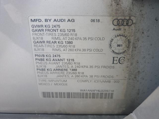 2018 AUDI Q5 PREMIUM