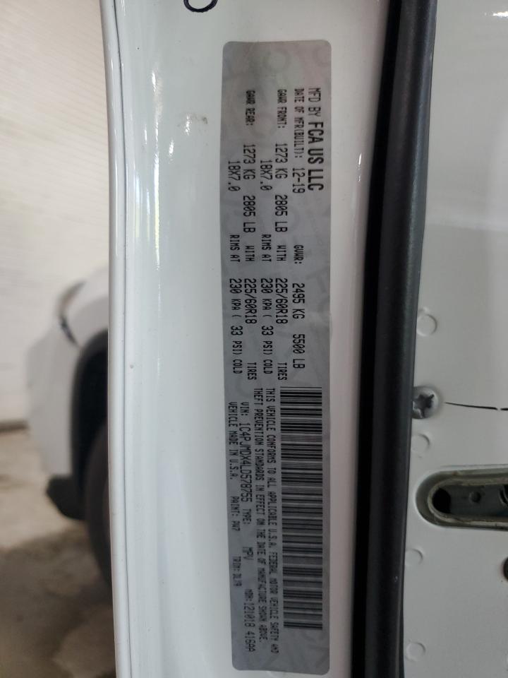 2020 Jeep Cherokee Limited VIN: 1C4PJMDX4LD578755 Lot: 54840505