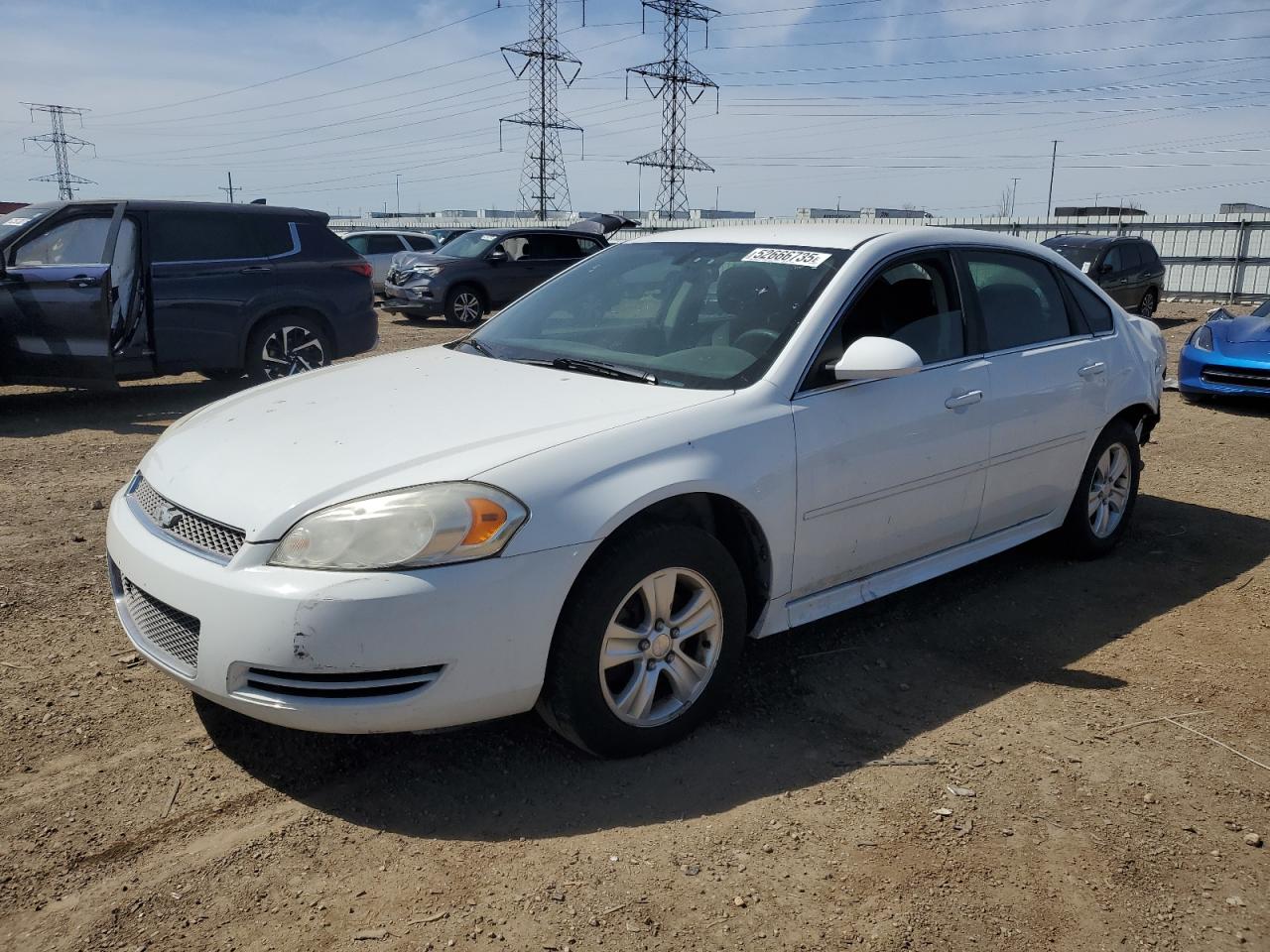 2013 Chevrolet Impala Ls na sprzedaż w Elgin, IL - Rear End