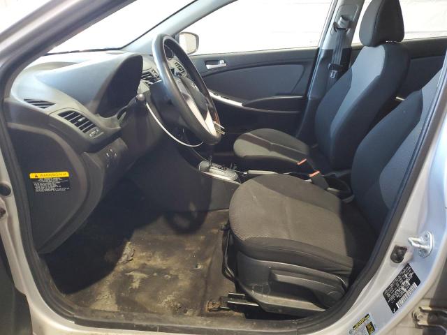  HYUNDAI ACCENT 2014 Серебристый