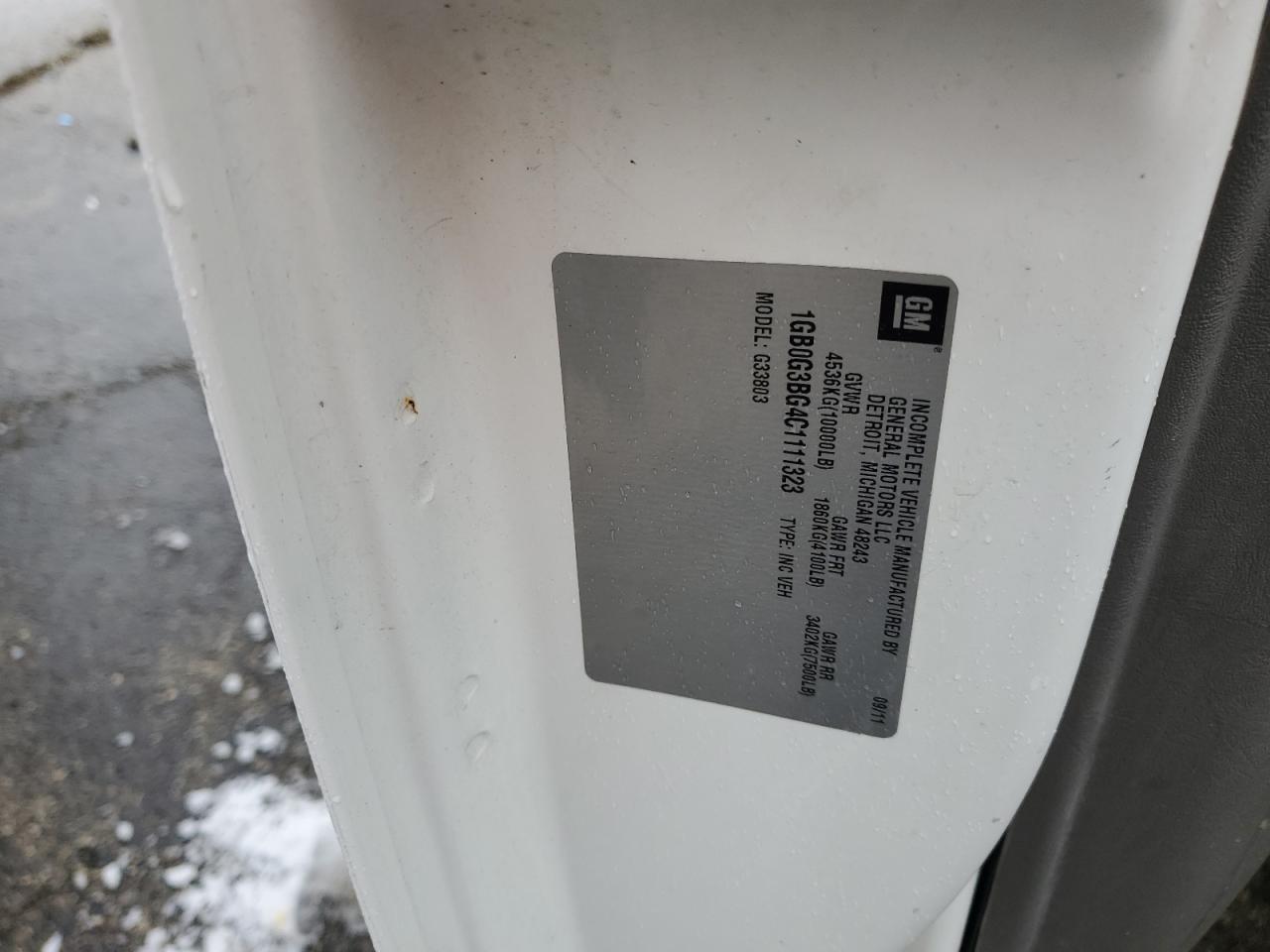 2013 Chevrolet Express G2500 VIN: 1GCWGFCA1D1903819 Lot: 52378455