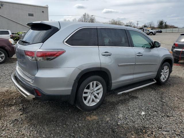  TOYOTA HIGHLANDER 2016 Srebrny