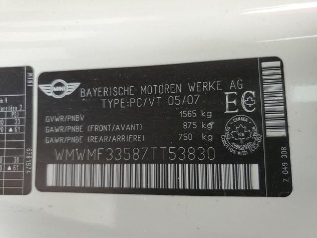 2007 MINI COOPER 
