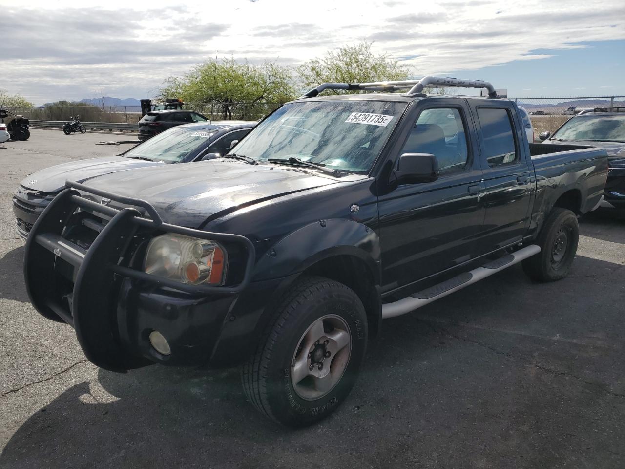 2002 Nissan Frontier Crew Cab Xe en Venta en North Las Vegas, NV - Rear End