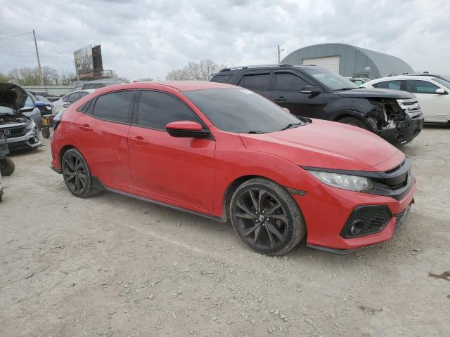  HONDA CIVIC 2018 Красный