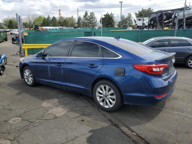  HYUNDAI SONATA 2015 Синий
