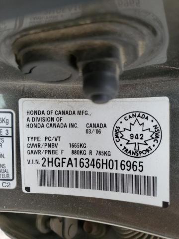 2006 HONDA CIVIC DX VP