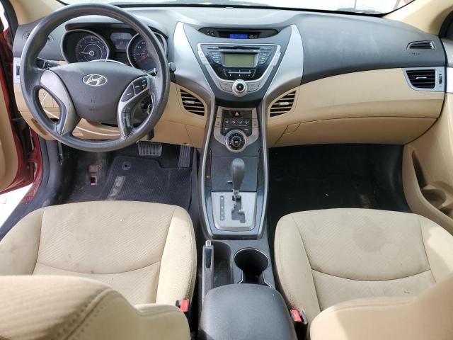  HYUNDAI ELANTRA 2013 Czerwony