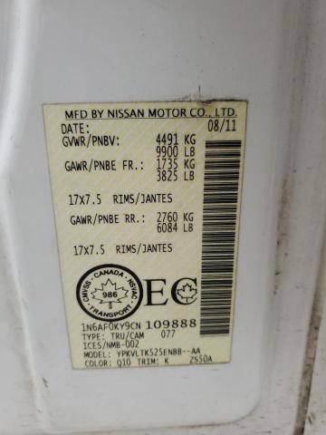 2012 NISSAN NV 2500  