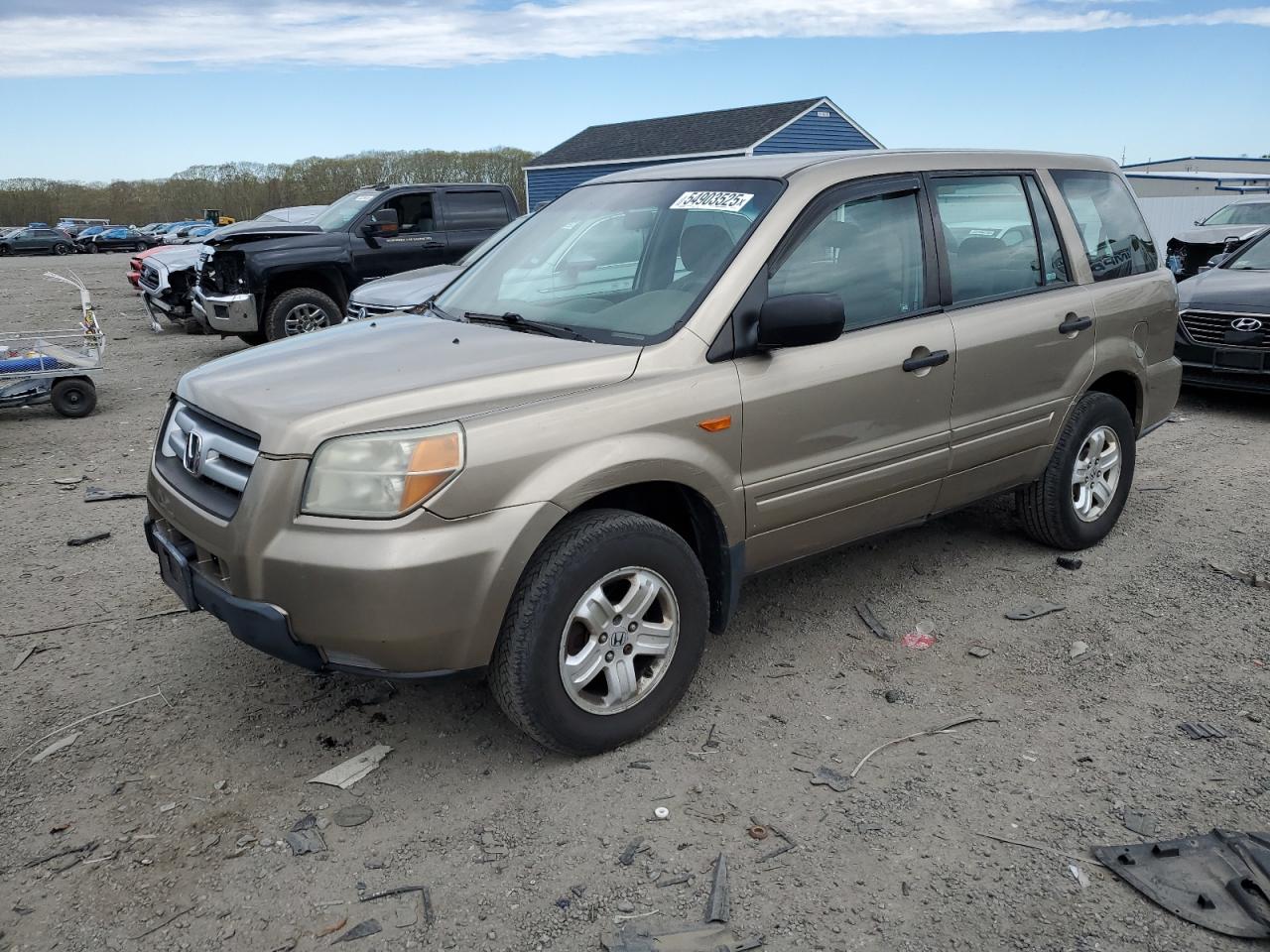 2006 Honda Pilot Lx за продажба в Assonet, MA - Normal Wear