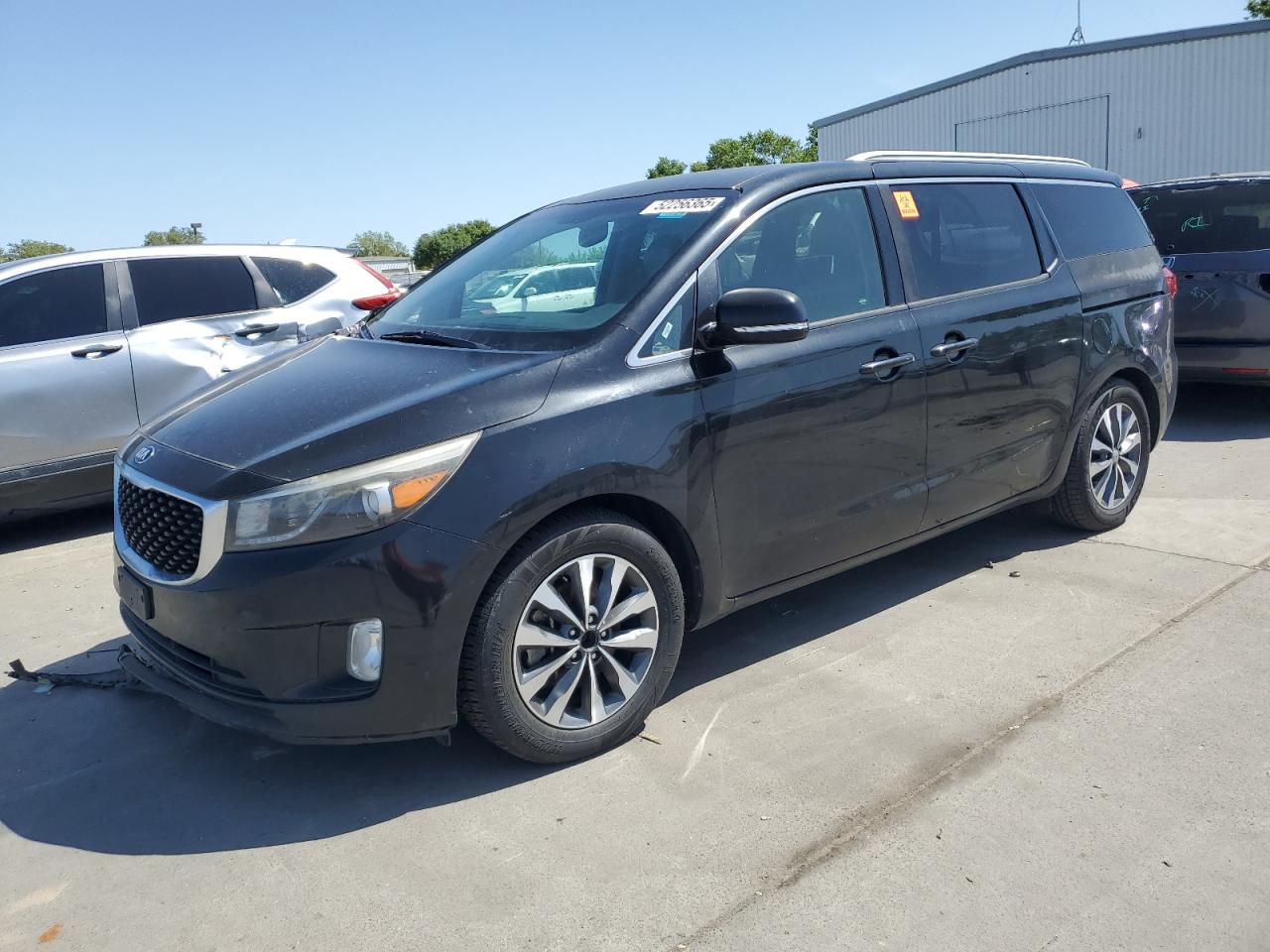 2016 Kia Sedona Ex للبيع في Sacramento، CA - Front End