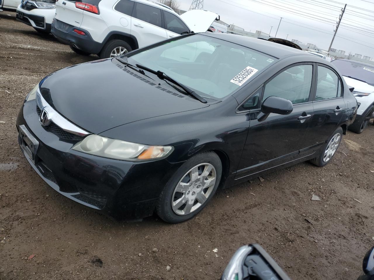 2010 Honda Civic Lx for Sale in Elgin, IL - Rear End