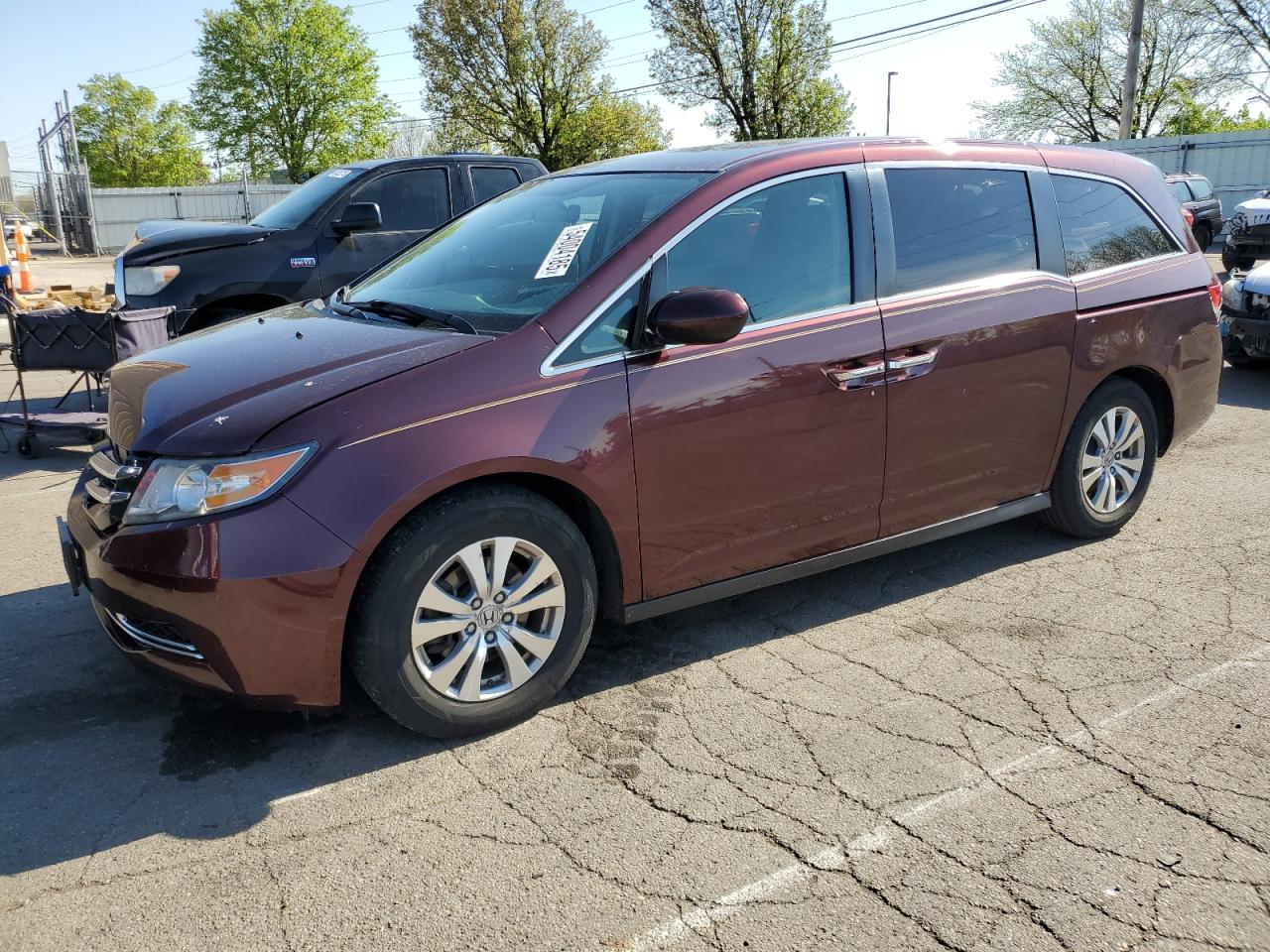 2015 Honda Odyssey Ex за продажба в Moraine, OH - Front End