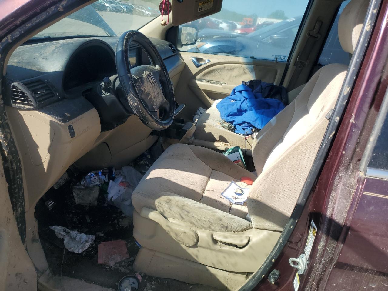 2007 Honda Odyssey Lx VIN: 5FNRL38207B077596 Lot: 54146135