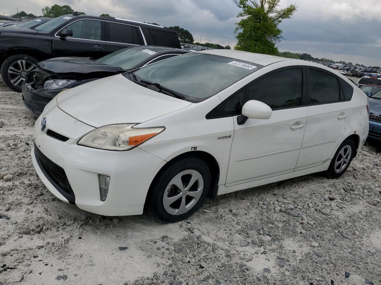 2013 Toyota Prius white null hybrid JTDKN3DU3D5648417 photo #1