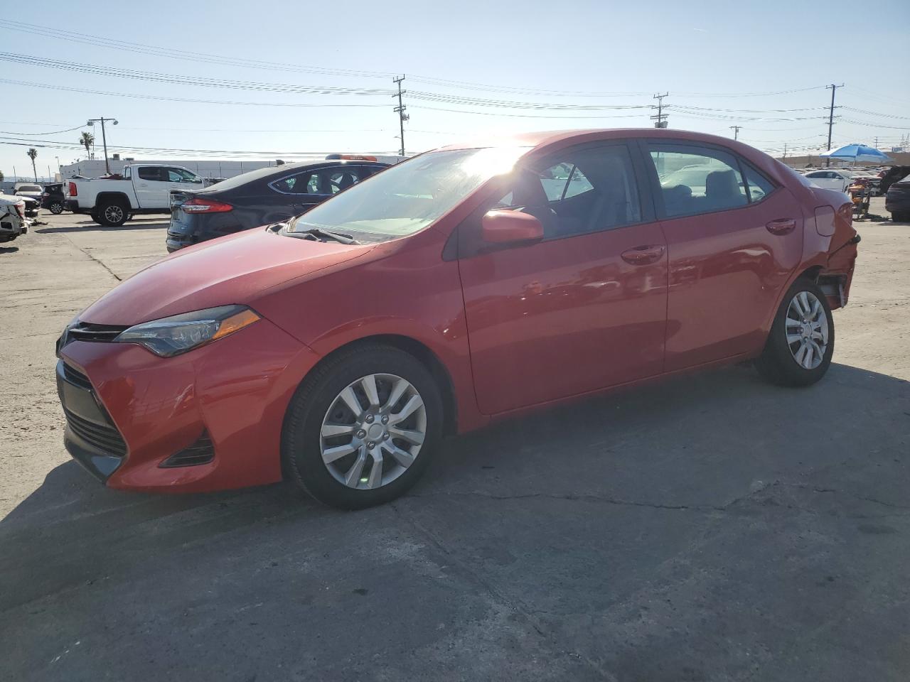 2017 Toyota Corolla L на продаже в Sun Valley, CA - Rear End