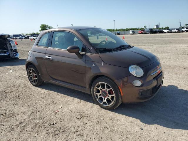  FIAT 500 2014 Brązowy
