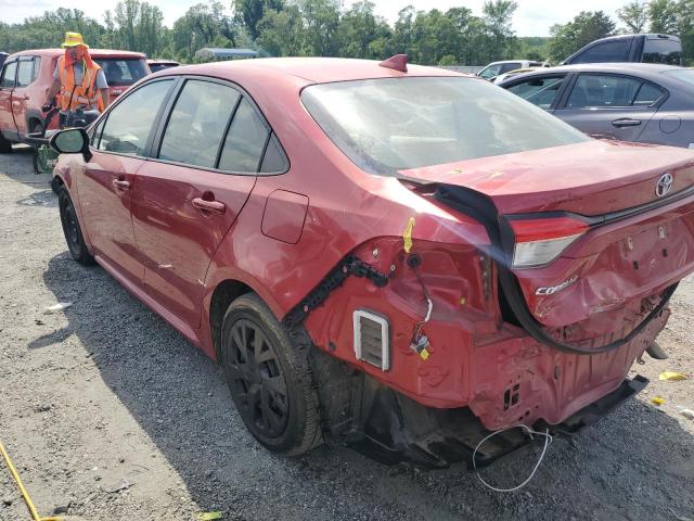  TOYOTA COROLLA 2020 Красный