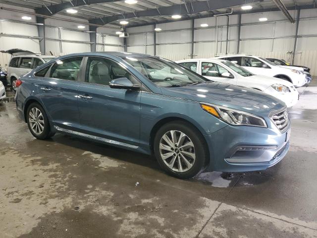  HYUNDAI SONATA 2015 Синий