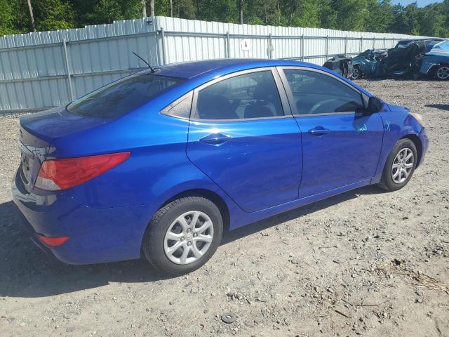  HYUNDAI ACCENT 2014 Granatowy