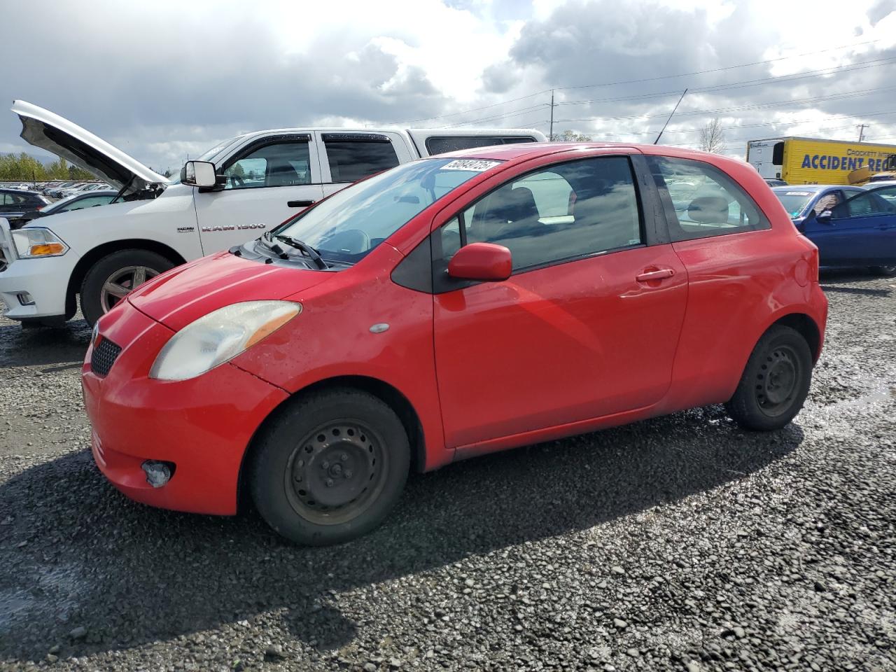 2007 Toyota Yaris de vânzare în Eugene, OR - Rear End