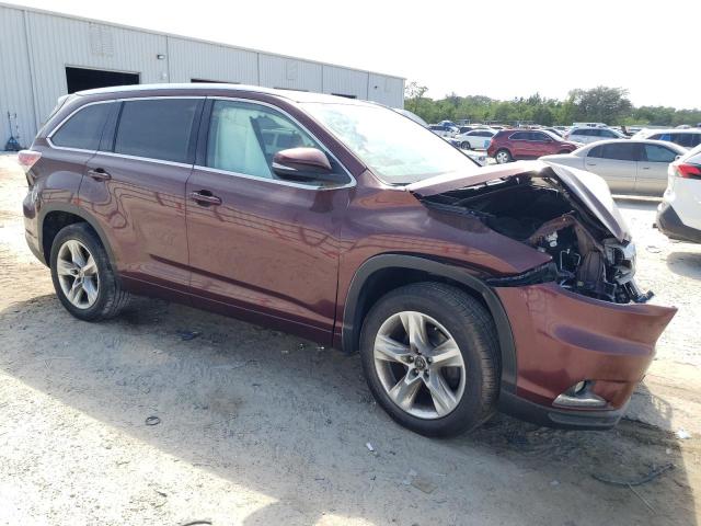  TOYOTA HIGHLANDER 2015 Бургунди