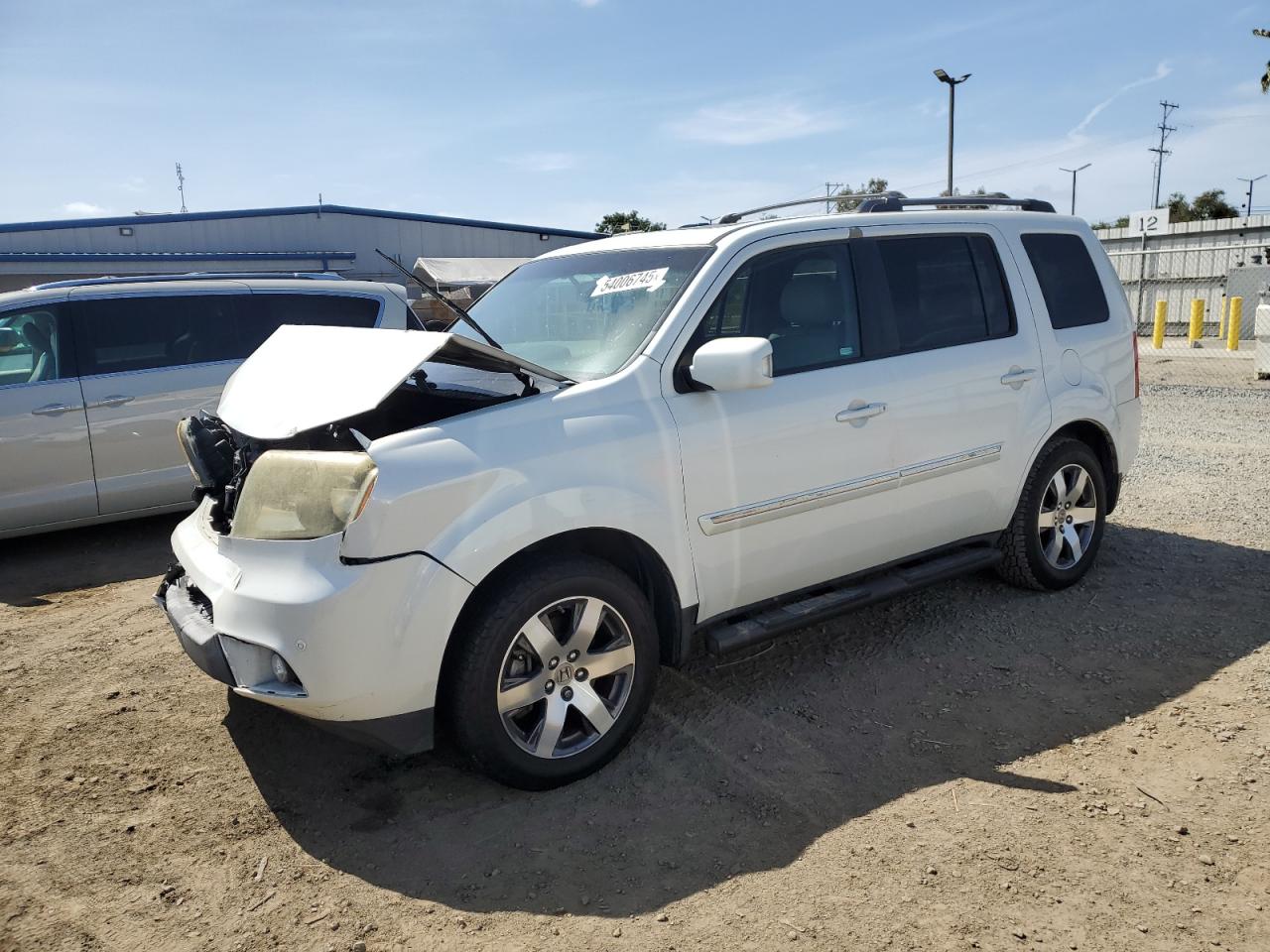 2013 Honda Pilot Touring на продаже в San Diego, CA - Front End