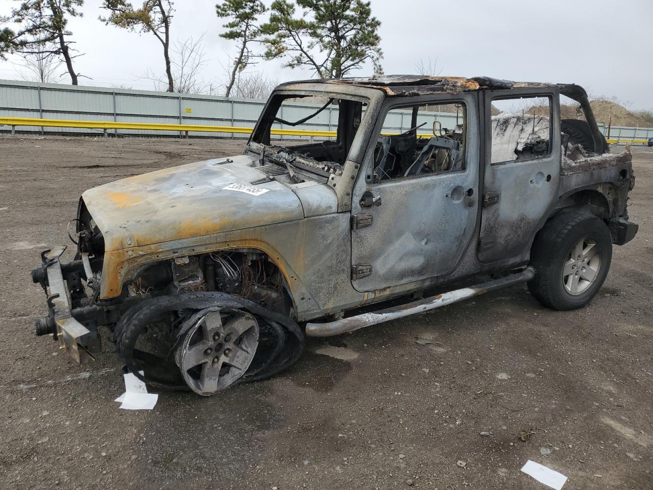 2018 Jeep Wrangler Unlimited Sport იყიდება Brookhaven-ში, NY - Burn