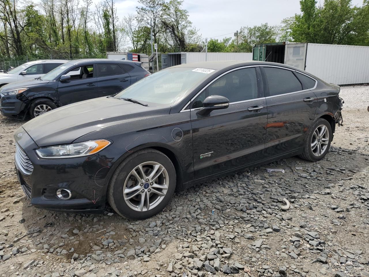 2016 Ford Fusion Titanium Phev en Venta en Baltimore, MD - Rear End
