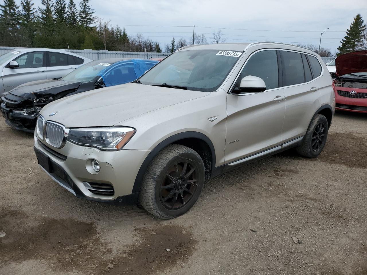 2015 Bmw X3 Xdrive28I იყიდება Bowmanville-ში, ON - Undercarriage