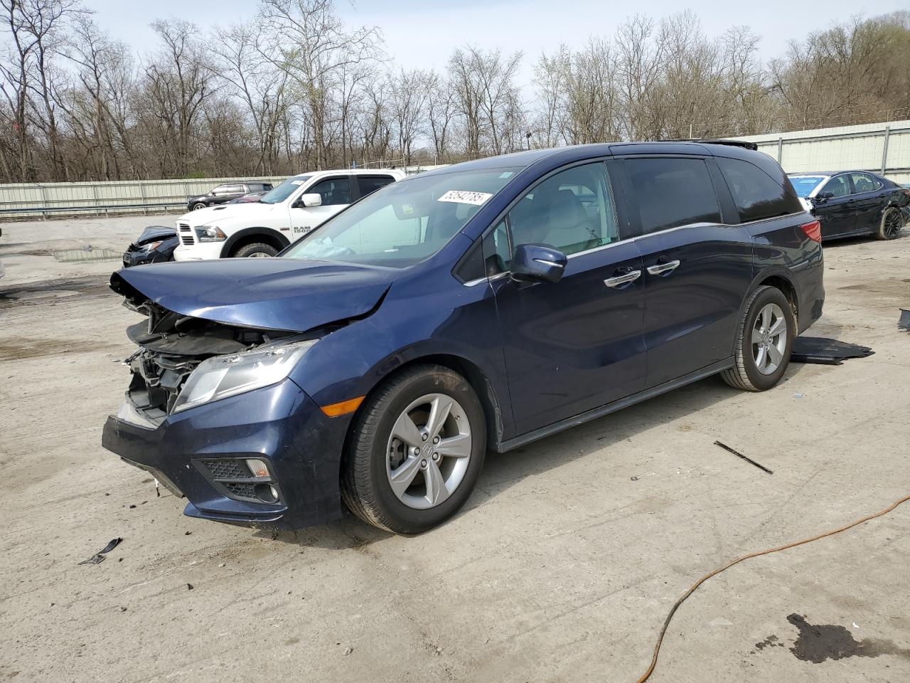 2019 Honda Odyssey Exl na sprzedaż w Ellwood City, PA - Front End