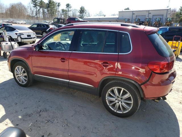  VOLKSWAGEN TIGUAN 2013 Czerwony