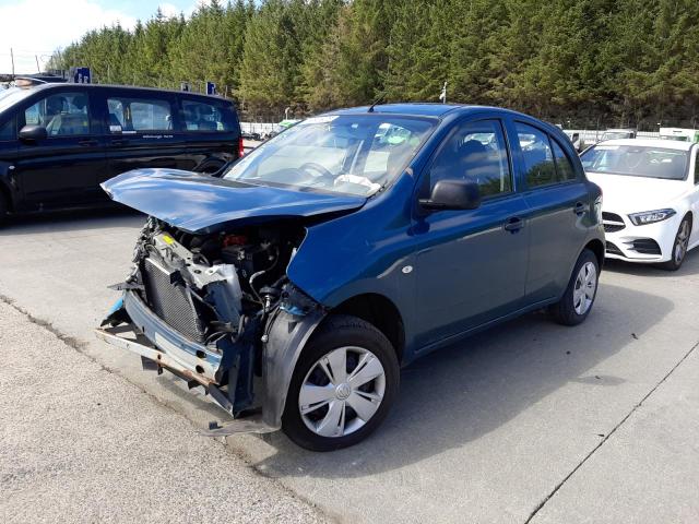 2013 NISSAN MICRA VISI for sale at Copart WHITBURN