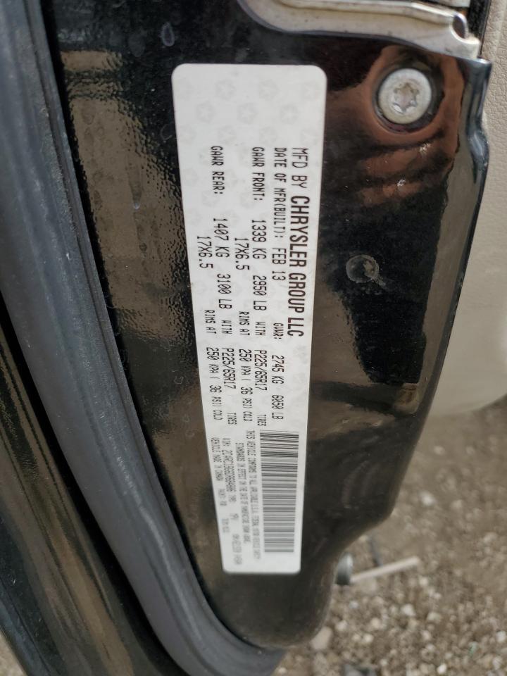 2013 Chrysler Town & Country Touring VIN: 2C4RC1BG6DR684806 Lot: 52190275