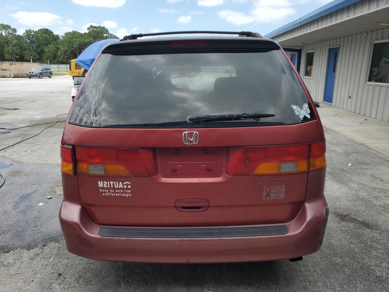 2002 Honda Odyssey Ex VIN: 5FNRL18642B054970 Lot: 55224445