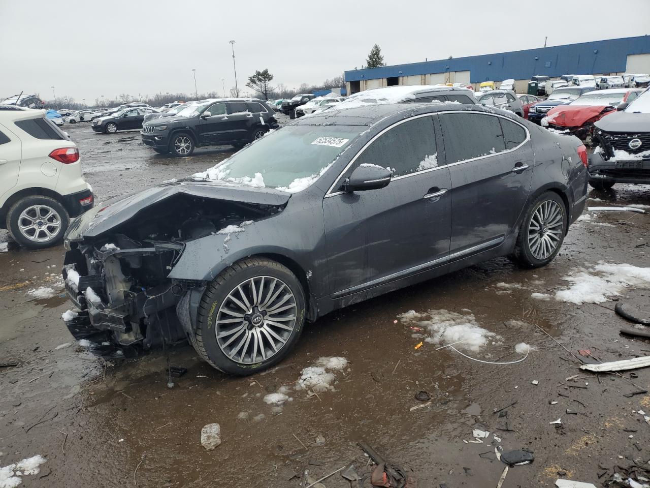 2014 Kia Cadenza Premium zu verkaufen in Woodhaven, MI - Front End