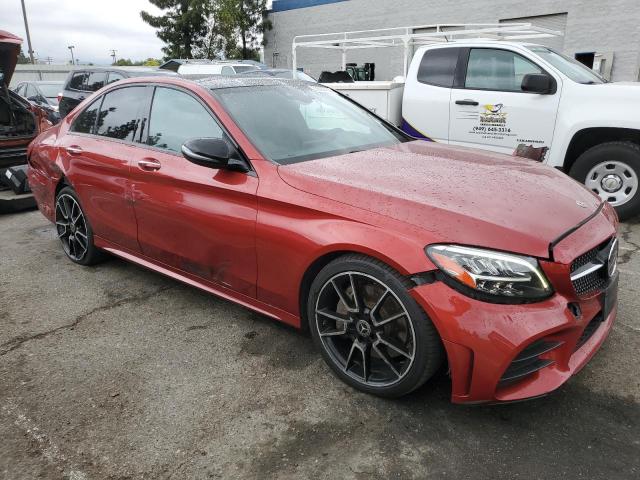  MERCEDES-BENZ C-CLASS 2019 Червоний