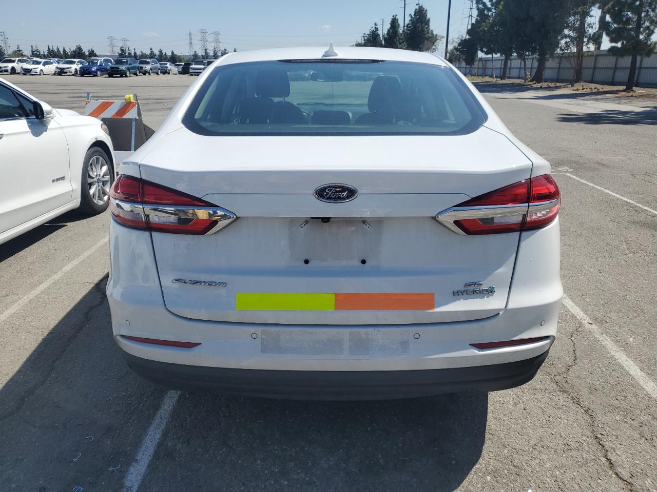 2019 Ford Fusion Se VIN: 3FA6P0LU1KR263966 Lot: 54038215