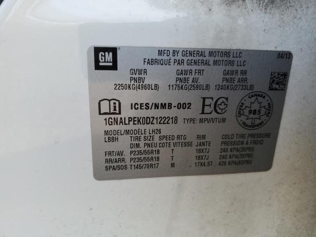 2013 CHEVROLET EQUINOX LT