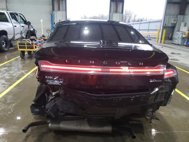  LINCOLN MKZ 2016 Черный