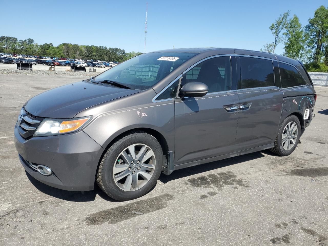 2016 Honda Odyssey Touring en Venta en Dunn, NC - Rear End