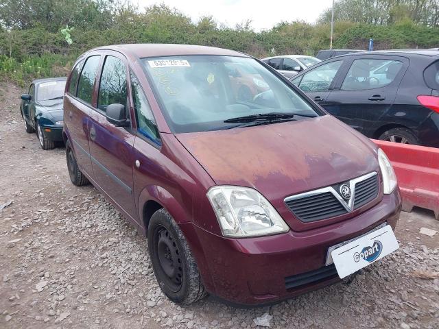2004 VAUXHALL MERIVA LIF