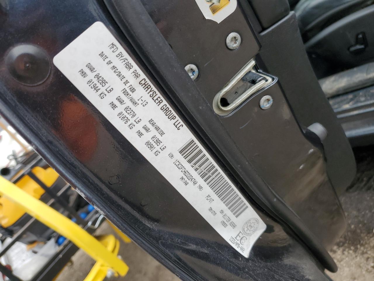 2013 Dodge Dart Limited VIN: 1C3CDFCH6DD224740 Lot: 50604285