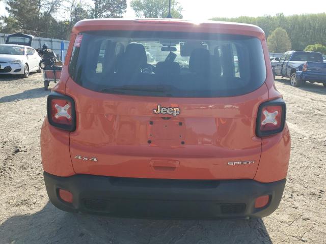  JEEP RENEGADE 2018 Оранжевий