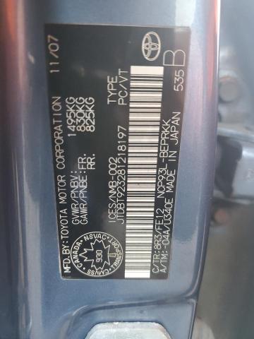 2008 TOYOTA YARIS 