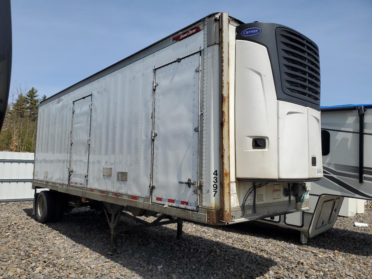 2017 Great Dane Refrigerated Van Trailer en Venta en Windham, ME - Normal Wear